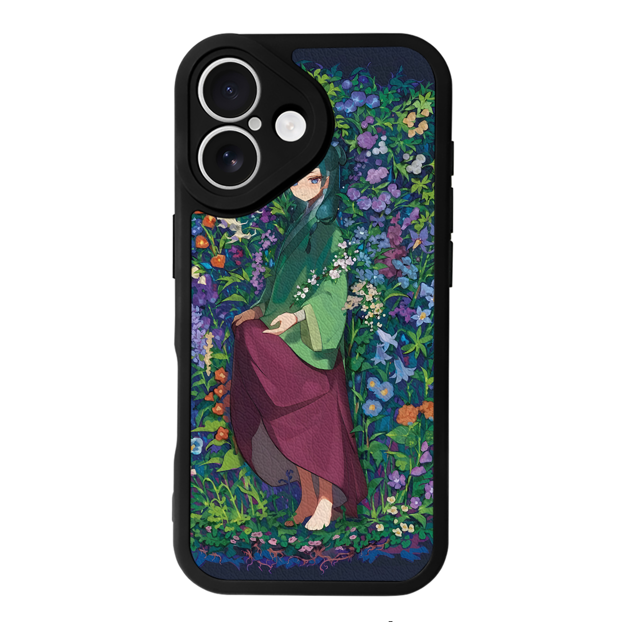（画像用） 薬屋のひとりごと The Apothecary Diaries 【iPhone 16シリーズ対応】シリコンスマホケース（レザー調） 材質：シリコン
